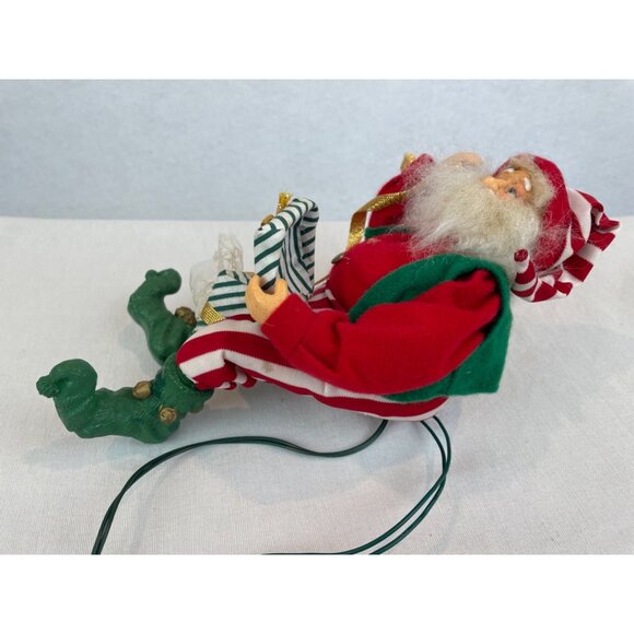 Vintage Animated Santa Bear in Gift Box FOR PARTS OR REPAIR F - Picture 5 of 10